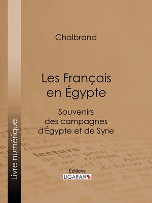 cover image of Les Français en Égypte